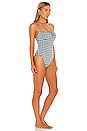 view 2 of 3 Manon One Piece in Gingham Print Blue