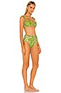 view 2 of 3 Frida Bikini Set in Le Bon Floral Apple Green