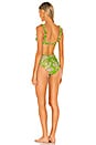 view 3 of 3 Frida Bikini Set in Le Bon Floral Apple Green