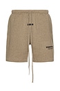 view 1 of 6 Soccer Fleece Shorts in Homestead Heather