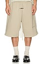 view 4 of 5 Basketball Jersey Shorts in Timber & Cloud White