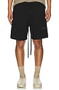 view 3 of 4 Soccer Fleece Shorts in Jet Black
