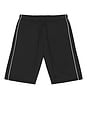 view 1 of 5 Basketball Jersey Shorts in Jet Black & Cloud White