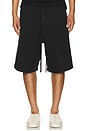 view 4 of 5 Basketball Jersey Shorts in Jet Black & Cloud White