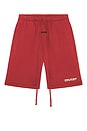 view 4 of 5 SHORTS DEPORTIVOS RELAXED in Crimson