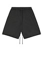 view 4 of 5 Relaxed Sweatshort in Vintage Black