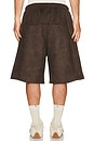 view 3 of 6 Signature Relaxed Short in Brown