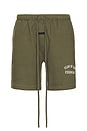 view 1 of 5 Fleece Soccer Short in Military