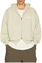 view 1 of 4 90's Zip-Up Hoodie in Washed Vanilla Heather