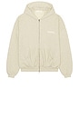 view 4 of 4 90's Zip-Up Hoodie in Washed Vanilla Heather