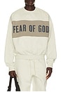view 1 of 4 SUDADERA CROPPED in Vanilla Heather & Seal