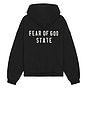 view 1 of 5 Heavy Fleece Fullzip Hoodie in Black