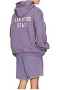 view 4 of 5 Heavy Fleece Fullzip Hoodie in Lavender