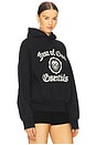 view 2 of 5 Heavy Fleece Vintage Shrunken Hoodie in Black