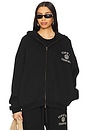 view 3 of 5 Heavy Fleece Fullzip Hoodie in Black