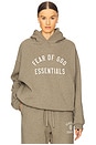 view 1 of 5 Fleece Hoodie in Heather Gray