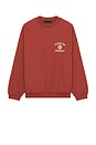 view 1 of 5 FLEECE 크루넥 in Crimson