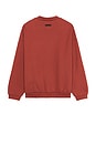view 2 of 5 FLEECE 크루넥 in Crimson