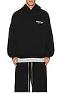 view 4 of 5 Fleece Hoodie in Black