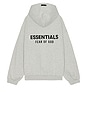 view 1 of 5 Fleece Hoodie in Light Heather Gray
