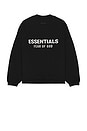 view 1 of 5 Fleece Crewneck in Black