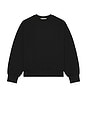 view 4 of 5 Fleece Crewneck in Black