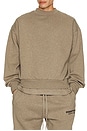 view 4 of 5 Classic Fit Fleece Crew Neck Sweatshirt in Homestead Heather