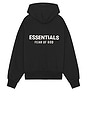 view 1 of 5 Classic Fit Fleece Hoodie in Jet Black
