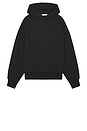 view 2 of 5 Classic Fit Fleece Hoodie in Jet Black