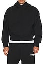 view 4 of 5 Classic Fit Fleece Hoodie in Jet Black