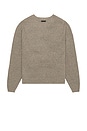 view 2 of 5 Waffle Long Sleeve Crewneck Sweater in Homestead Heather