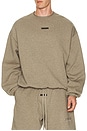 view 4 of 5 Modern Fit Fleece Crewneck in Homestead Heather