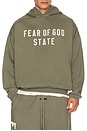 view 4 of 5 90S Fit Fleece Hoodie in Moss
