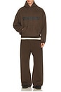 view 3 of 5 SWEAT À CAPUCHE 90'S in Brown