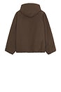 view 2 of 5 Military Nylon Hooded Bomber in Brown