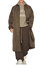 view 5 of 5 Textured Nylon Trench in Brown