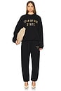 view 6 of 6 PANTALON SWEAT in Black
