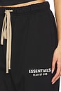 view 5 of 6 Fleece Essential Sweatpant in Black