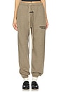 view 1 of 6 Fleece Essential Sweatpant in Heather Gray