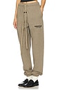 view 2 of 6 Fleece Essential Sweatpant in Heather Gray