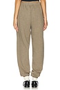 view 4 of 6 Fleece Essential Sweatpant in Heather Gray