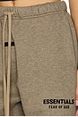 view 5 of 6 Fleece Essential Sweatpant in Heather Gray
