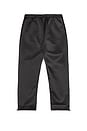 view 5 of 6 Bonded Satin Relaxed Track Pant in Jet Black