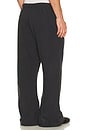 view 1 of 7 PANTALON SWEAT FLARE in Vintage Black