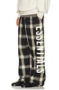 view 1 of 7 PANTALON LOUNGE in Iron Grey Plaid