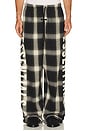 view 2 of 7 PANTALON LOUNGE in Iron Grey Plaid