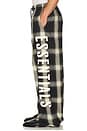 view 3 of 7 PANTALON LOUNGE in Iron Grey Plaid