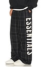 view 1 of 7 PANTALON LOUNGE in Vintage Black Plaid