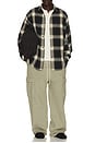 view 4 of 5 PANTALON SWEAT CARGO in Seal Heather