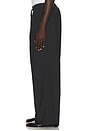 view 2 of 5 Pleat Front Drawstring Pant in Vintage Black